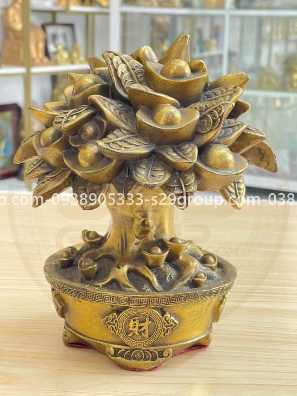 Cây tiền bằng đồng phong thủy-thu hút tài lộc