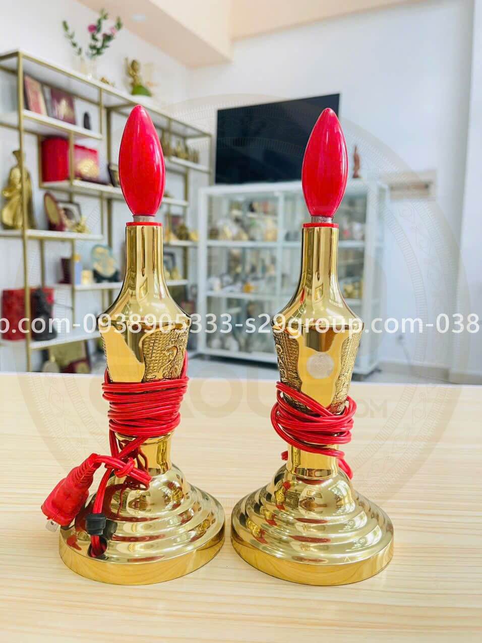 cặp đèn thờ cúng