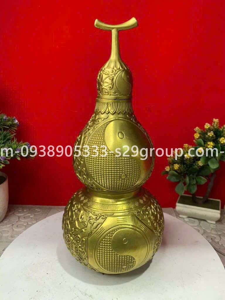 hồ lô bát quái bằng đồng
