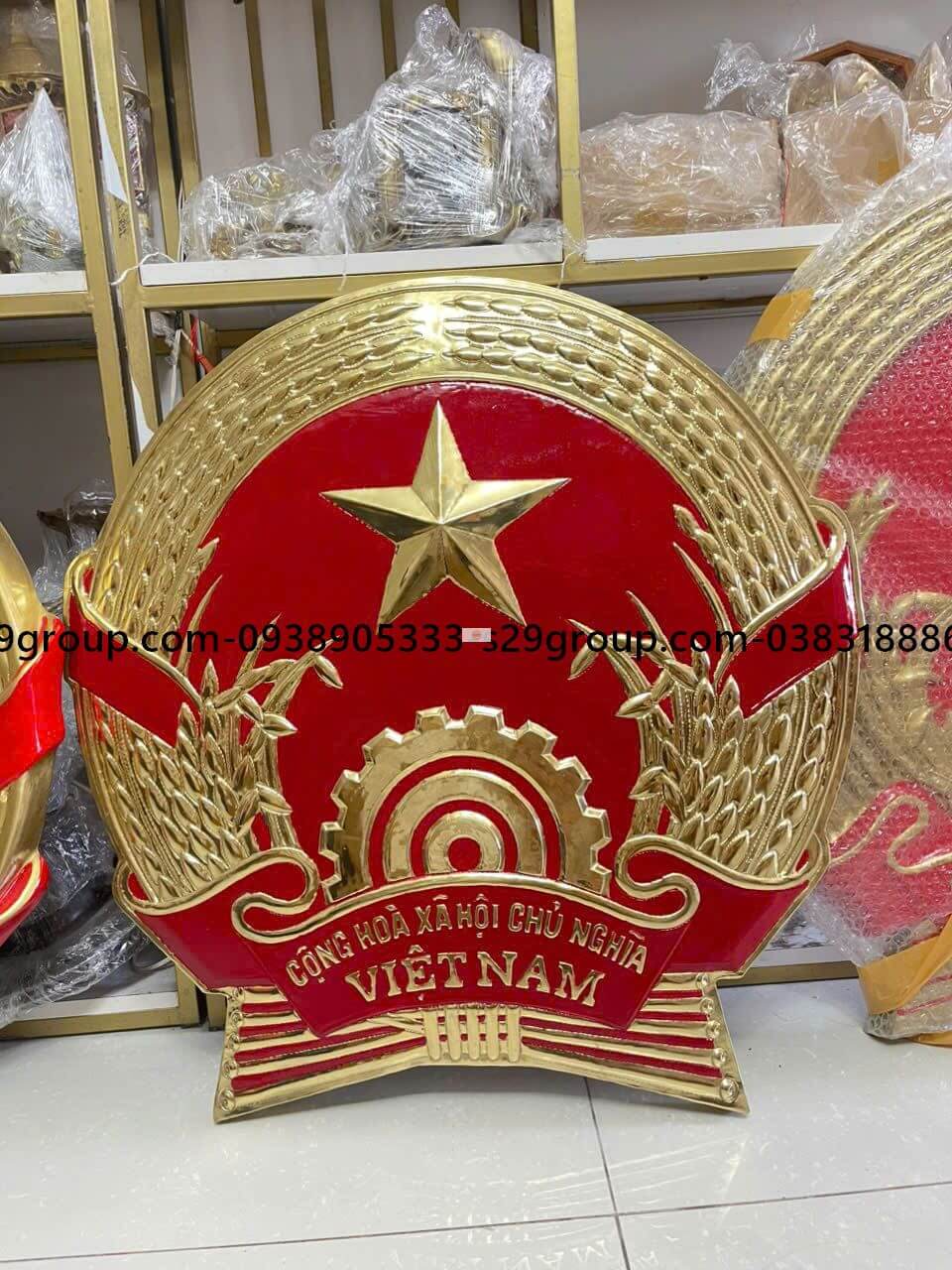 Sản xuất Quốc Huy Việt Nam mẫu chuẩn đường kính theo yêu cầu