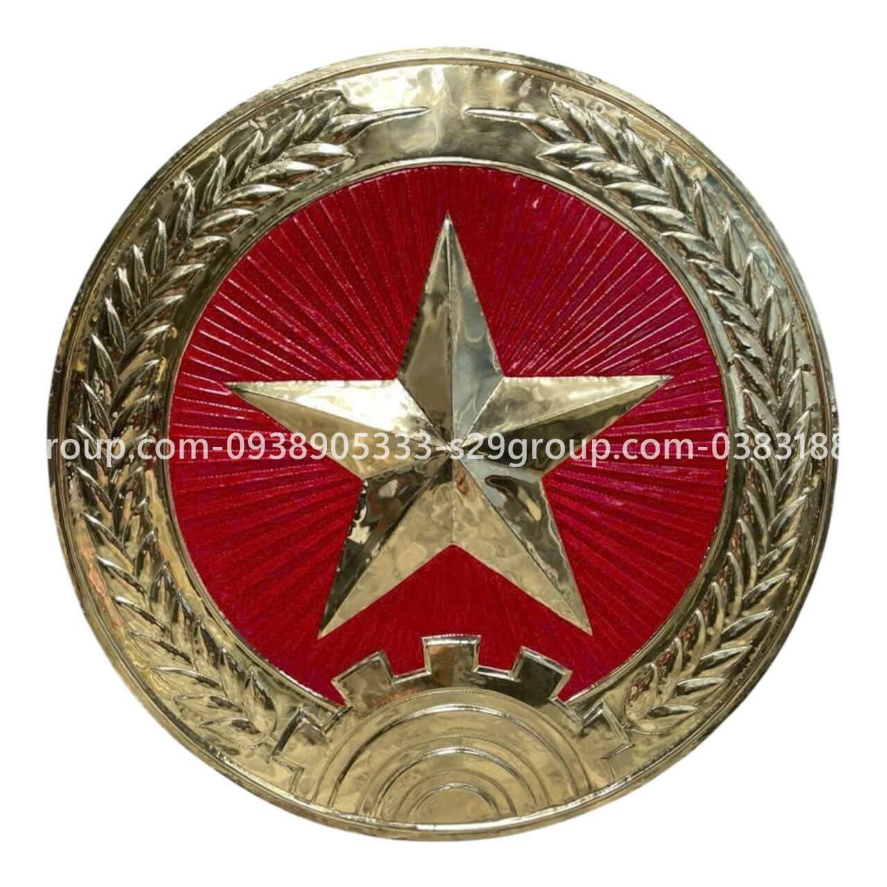 Xưởng sản xuất quốc huy quân đội việt nam,Thương hiệu Đồng Vĩnh Phát,kích thước theo yêu cầu