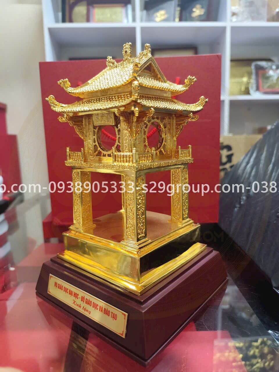 Mô honhf khuê văn các mạ vàng 24k