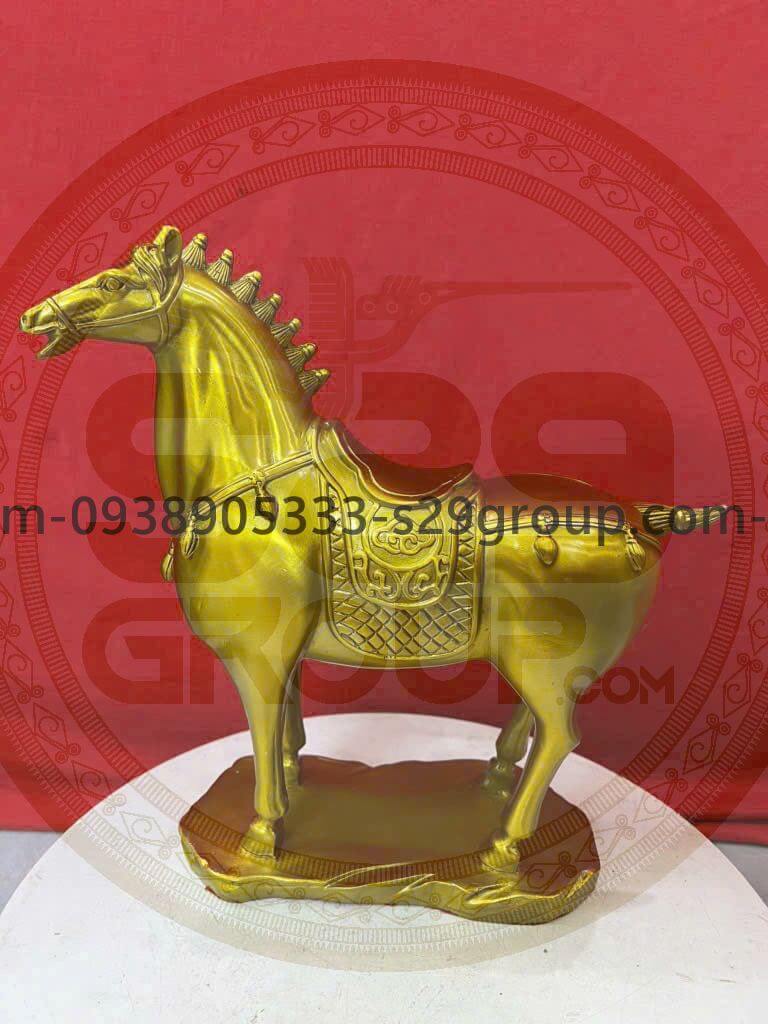 Tượng ngựa bằng đồng làm quà tặng phong thủy